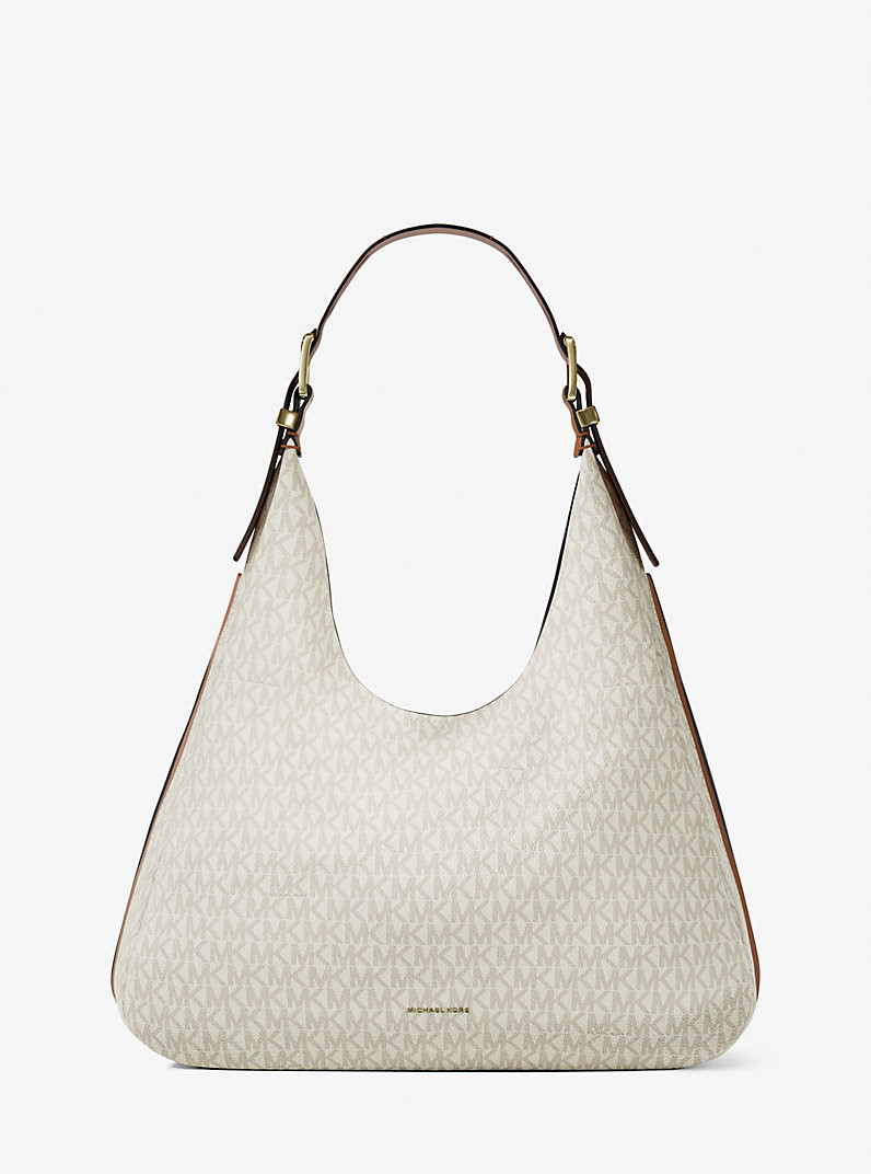Nolita Large Signature Logo Hobo Shoulder Bag | Michael Kors US