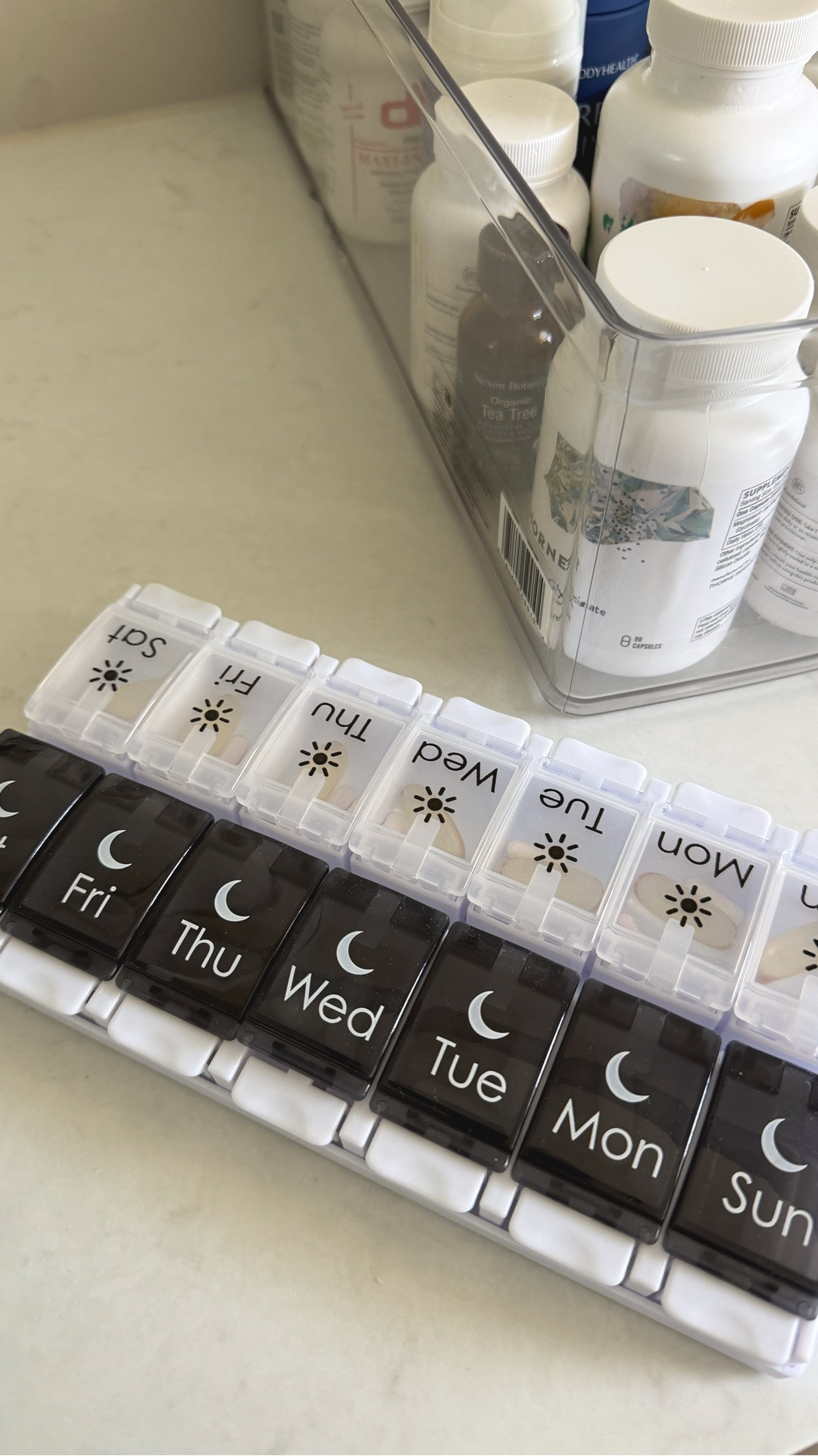 Restock my vitamins with me! I started using this pill organizer about a month ago and I love how it keeps me on track.

#LTKselfcare #LTKTravel #LTKmorningroutine