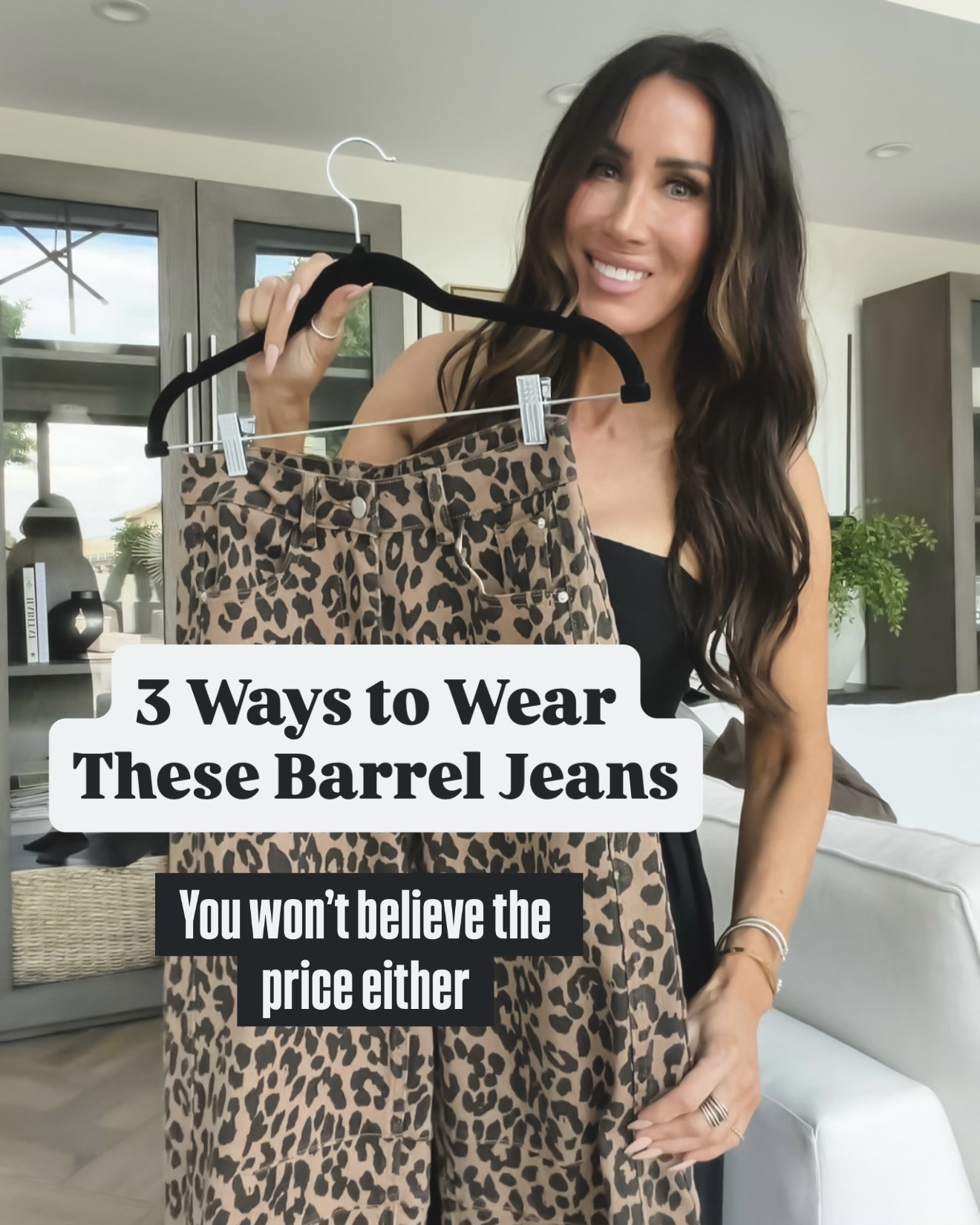 These leopard barrel jeans are so fun! I’ve worn them multiple times already. I did a sz small but wish I did the xs 
They come in solids as well 
All tops sz small

#LTKootd #LTKOver40 #LTKSeasonal