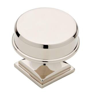 Liberty Elegant 1-3/16 in. (30mm) Polished Nickel Round Cabinet Knob P32942C-PN-CP | The Home Depot