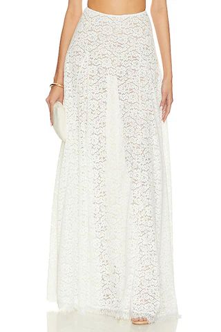Lovers and Friends Emilia Skirt in White Lace from Revolve.com | Revolve Clothing (Global)