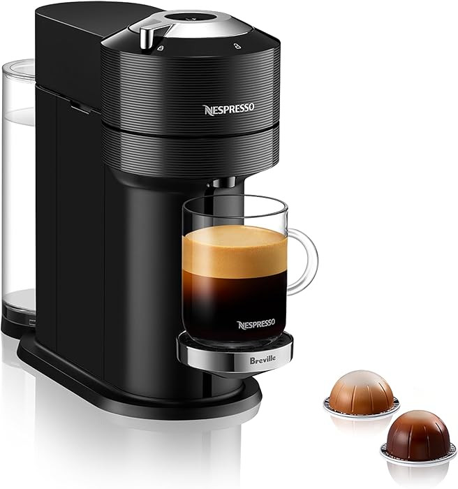 Nespresso by Breville Vertuo Next Classic Black Coffee and Espresso Machine | Amazon (US)