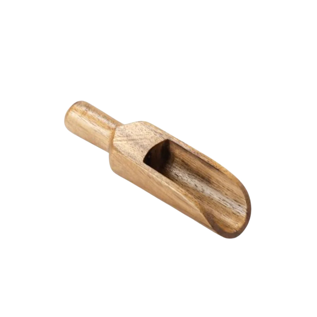 Acacia Wooden Scoop | luxe bCO