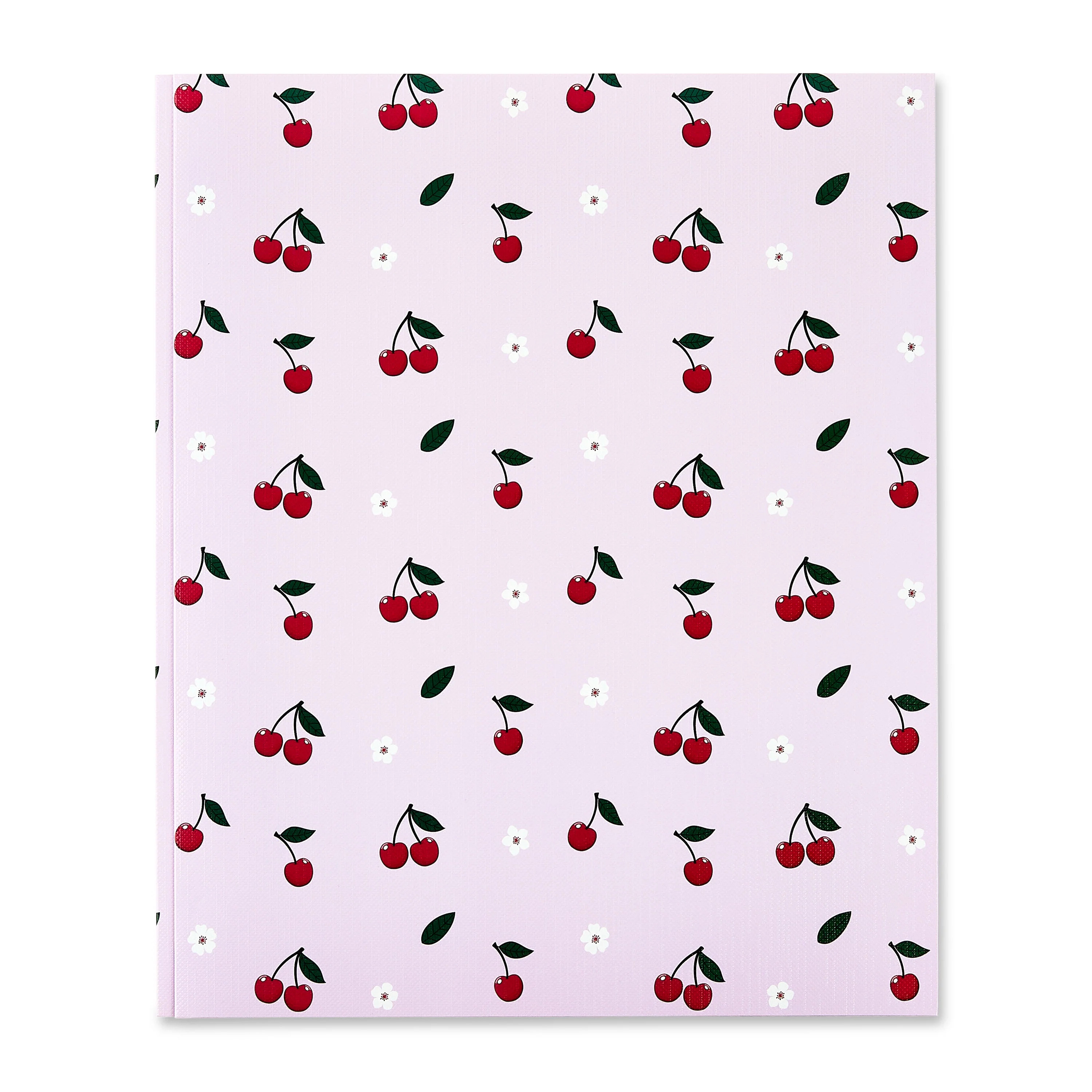 Pen+Gear 3-Prong Letter Size 2-Pocket Paper Folder, 9.4" x 11.4", Pink Cherries | Walmart (US)