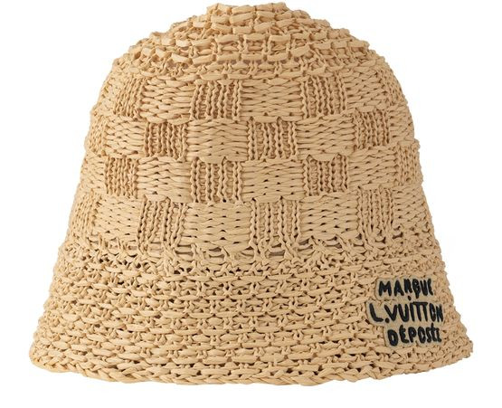 Damier Raffia Hat - LOUIS VUITTON | 24S US