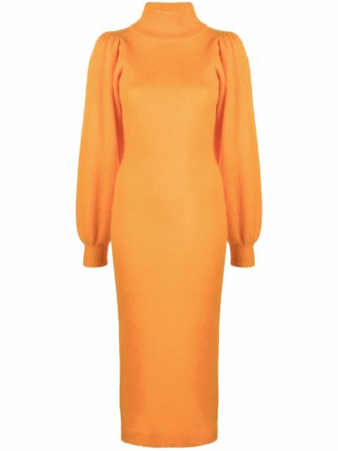 roll neck knitted dress | Farfetch (US)