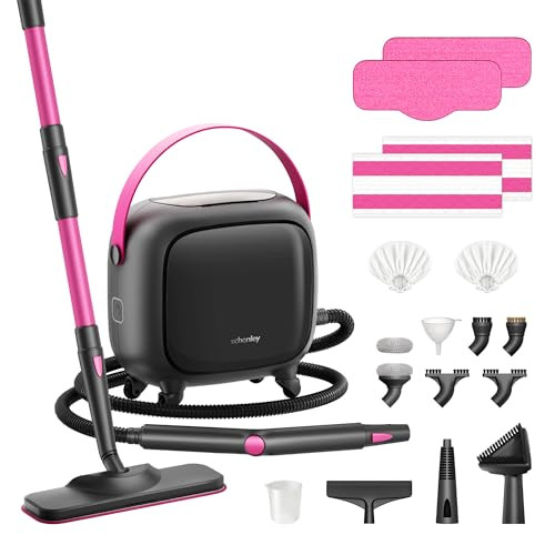 Schenley 21-in-1 Steam Cleaner, High-Pressure Heavy-Duty Steamer for Deep Cleaning Floors, Tiles, Upholstery, Grout, Grill and Cars, Fast Heat-Up, Large Water Tank, Multi-Purpose, Portable Design | Amazon (US)