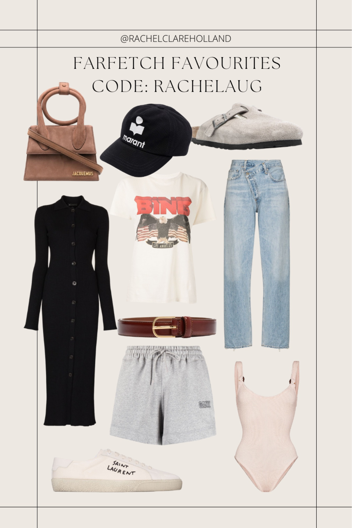 Farfetch favourites code RACHELAUG