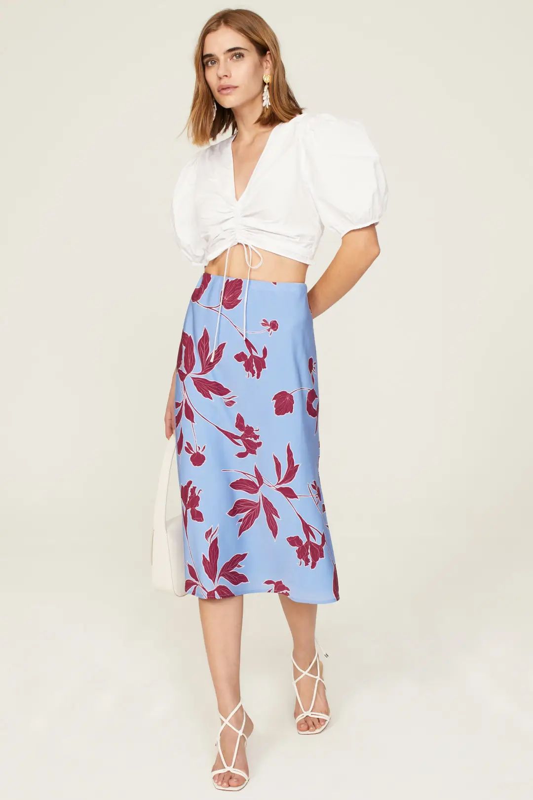 Floral Midi Skirt | Rent the Runway