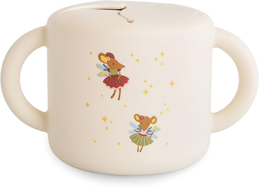 mushie Silicone Snack Cup | Spill Proof Food Container for Toddler and Baby (Fairy Mice) | Amazon (US)