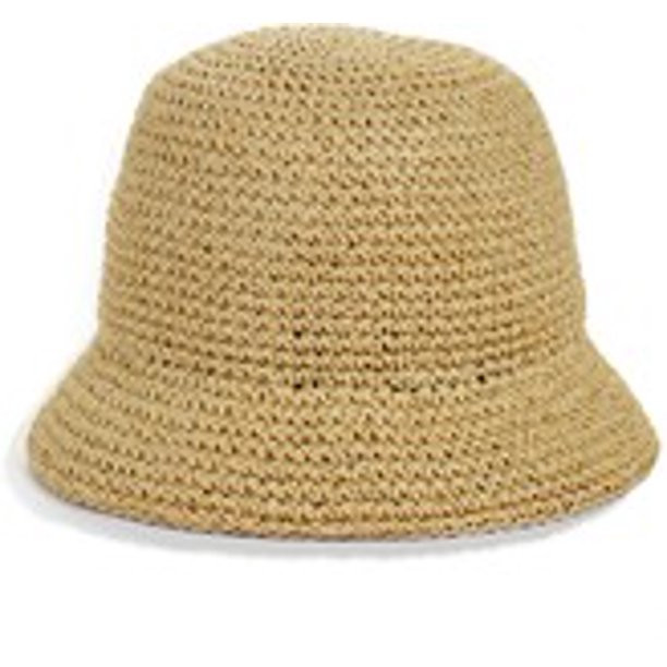Women’s Kate Spade New York Metallic Crochet Bucket Hat Tan | Walmart (US)