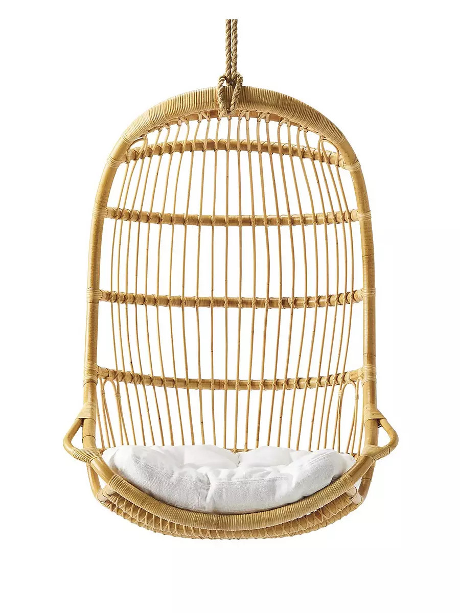 Hanging Rattan Chair Cushion | Serena and Lily