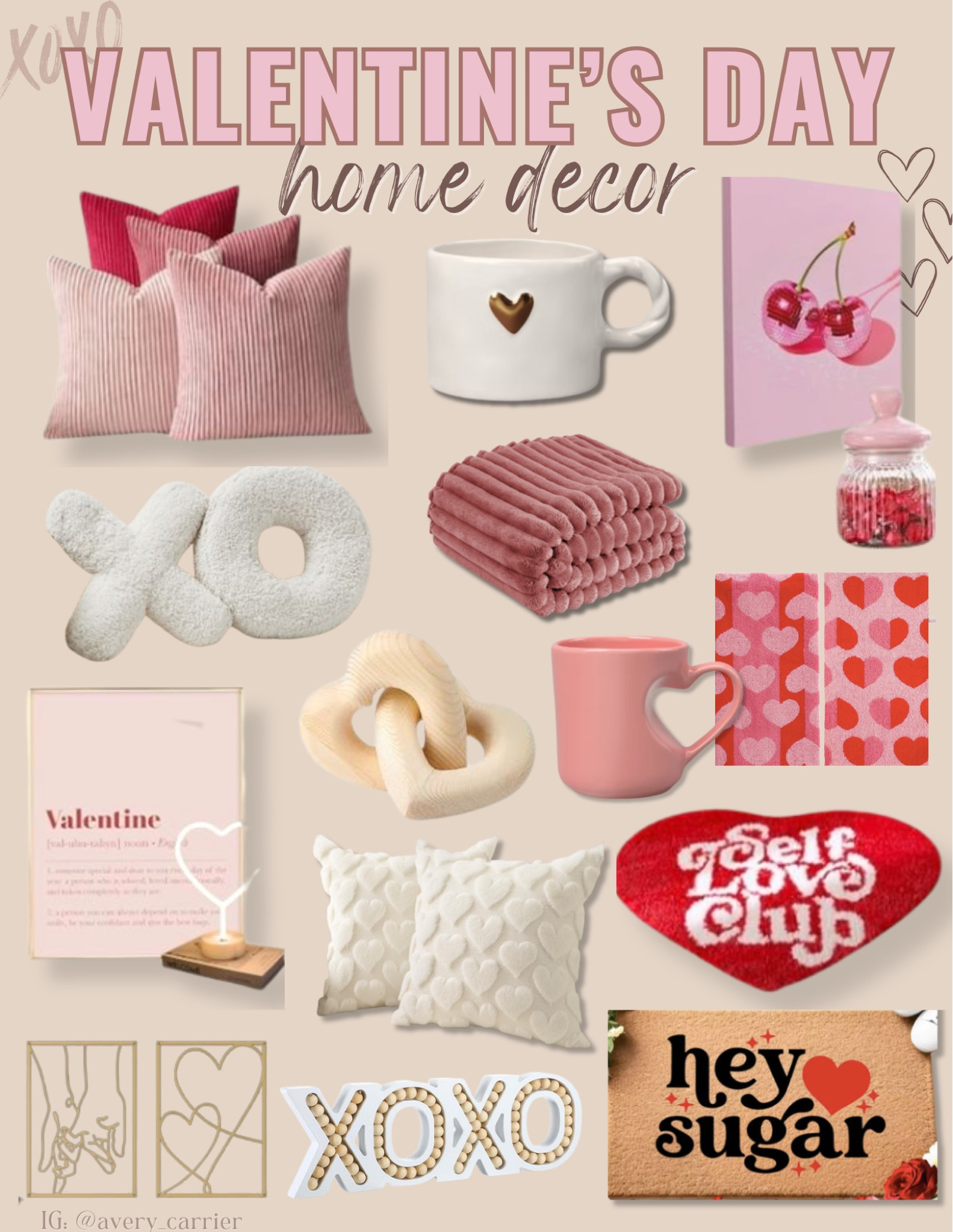 Valentine’s decor from Amazon, Target & Etsy! 

// Valentine’s Day coffee mugs, wall art, throw pillows & blankets, pink decor, Amazon home 

#LTKSeasonal #LTKHome #LTKStyleTip