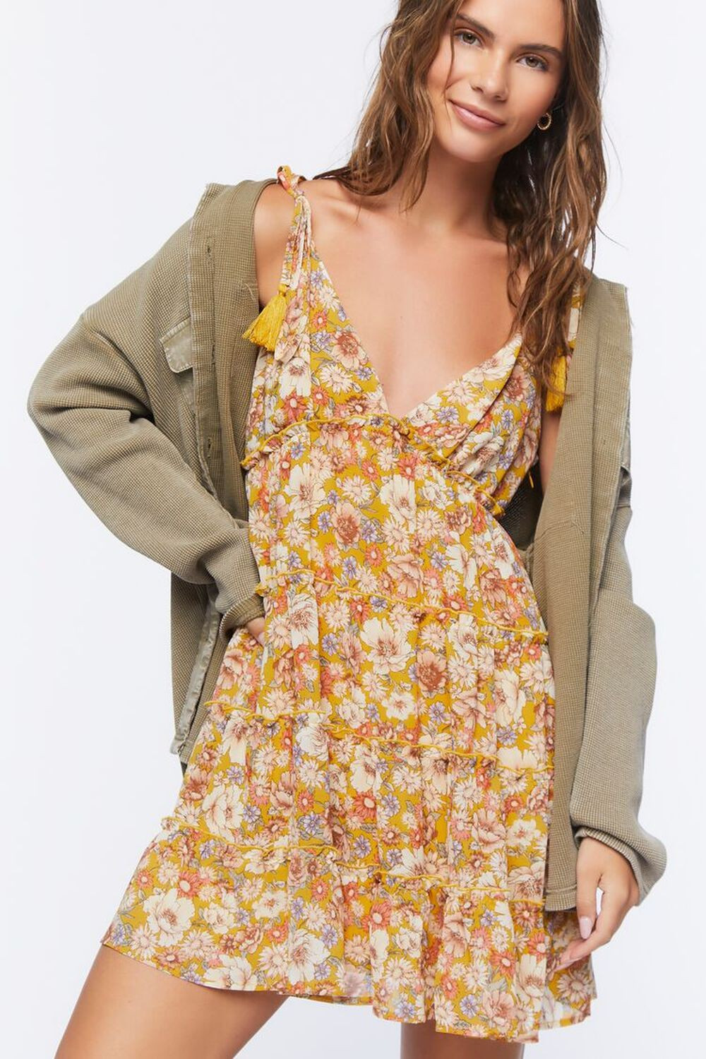 Tassel Babydoll Mini Dress | Forever 21 | Forever 21 (US)