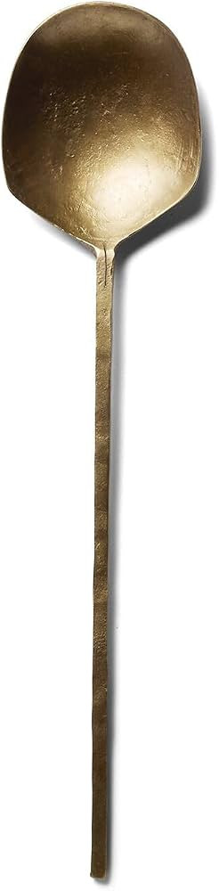 Sur La Table Brushed Gold Iron Forged Serving Spoon | Amazon (US)