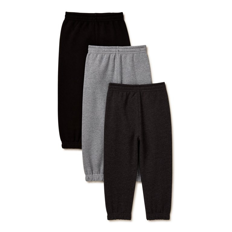 Garanimals Toddler Boys Fleece Sweatpants Multipack, 3-Pack, Sizes 2T-5T - Walmart.com | Walmart (US)