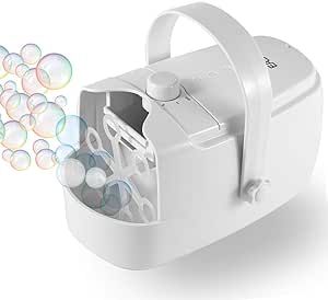 Bubble Machine, Automatic Bubble Blower Machine, Portable Bubble Maker for Outdoor and Indoor Use... | Amazon (US)