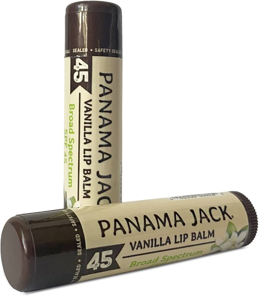 Panama Jack Sunscreen Lip Balm - SPF 45, Broad Spectrum UVA-UVB Sunscreen Protection, Prevents & ... | Amazon (US)