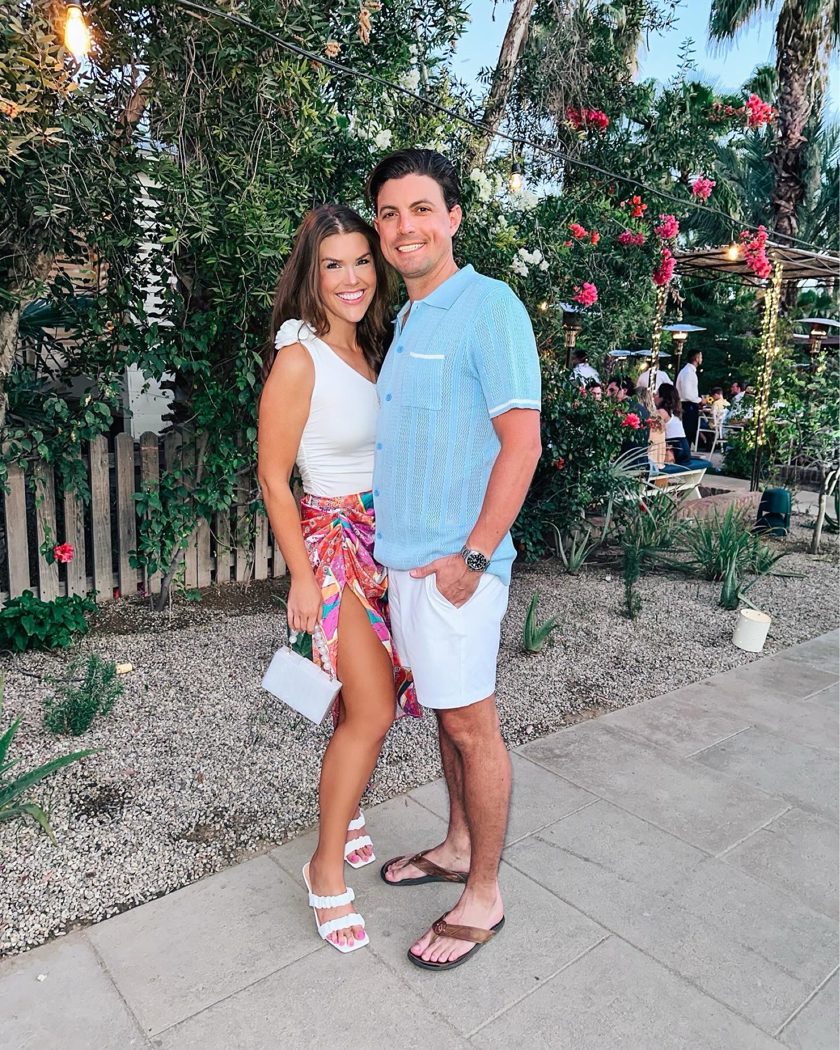 The outfit I wore to dinner the last night in Cabo! Wearing a size medium in everything!

#LTKfindsunder50 #LTKfindsunder100 #LTKfamily