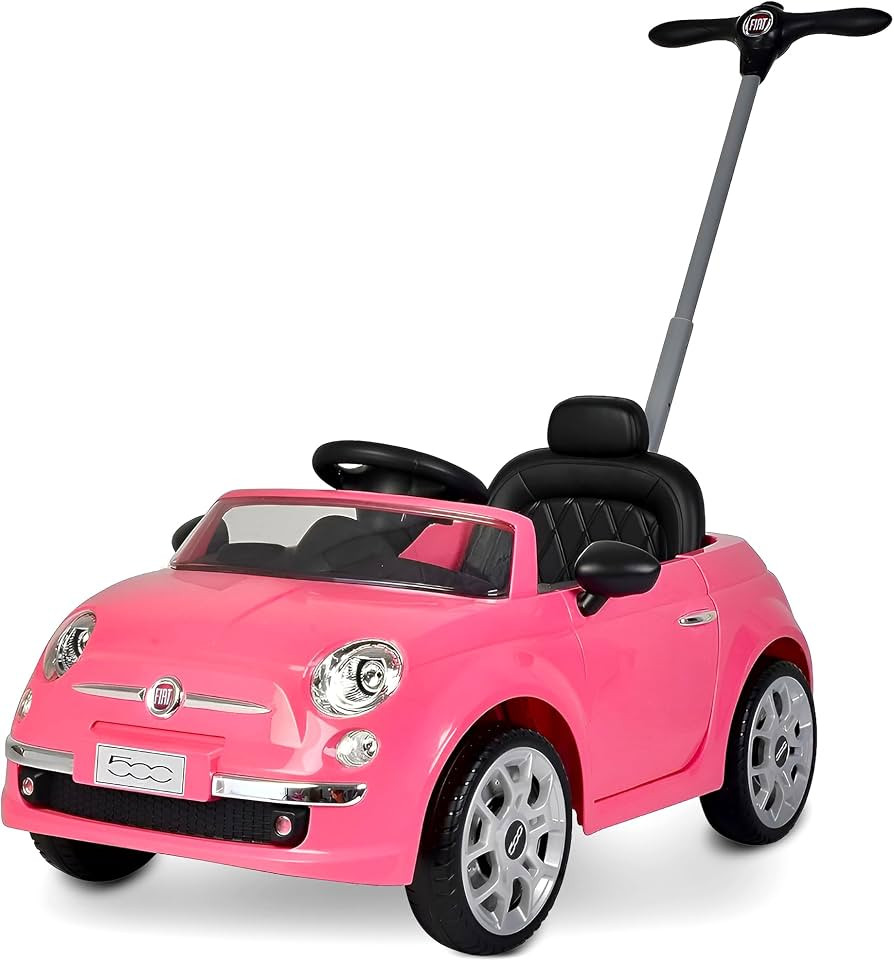 Best Ride On Cars Fiat 500 Push Car, Pink, Large | Amazon (US)
