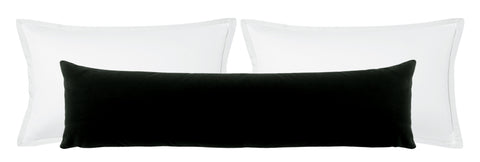 The XL Lumbar :: Mohair Velvet // Caviar | LITTLE DESIGN COMPANY