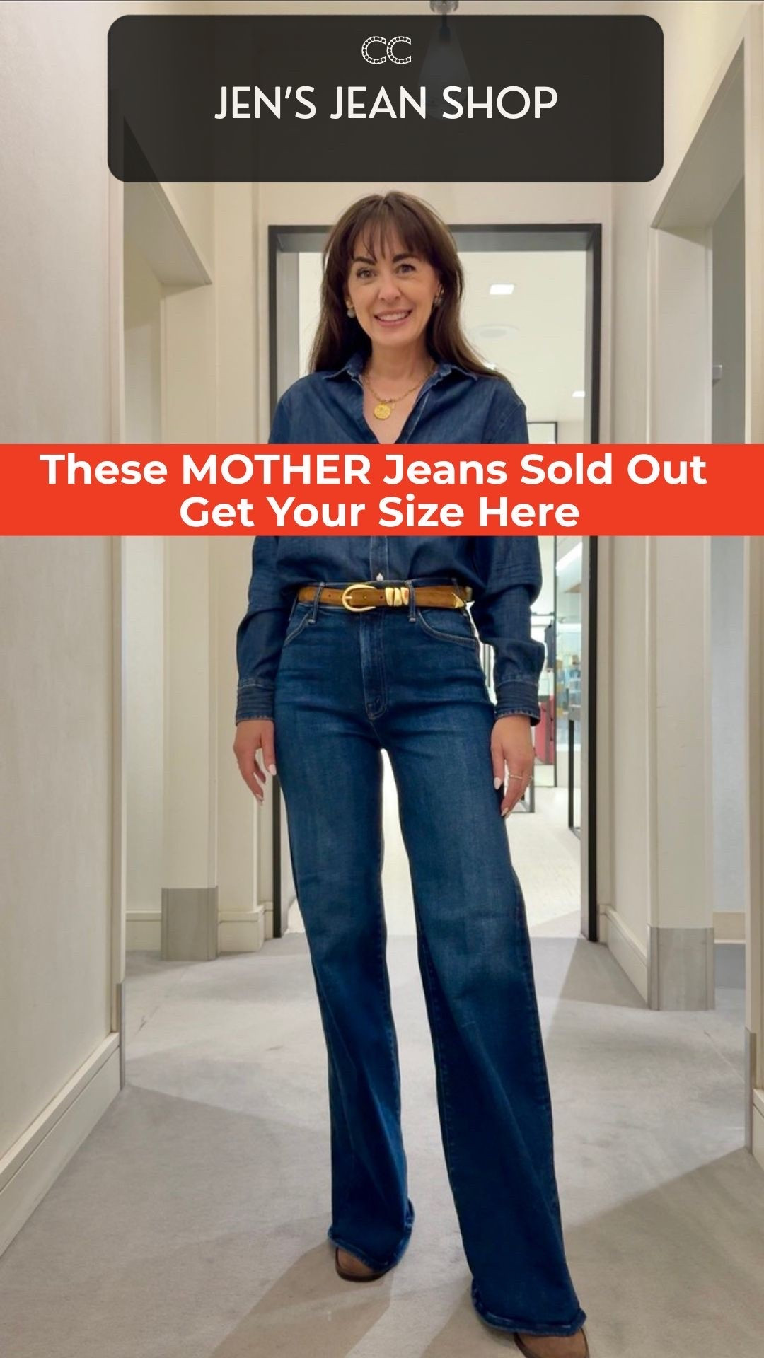 These mother jeans sold out the first day of the sale, but you can get your size here. Just a few left before they go up in price August 8.