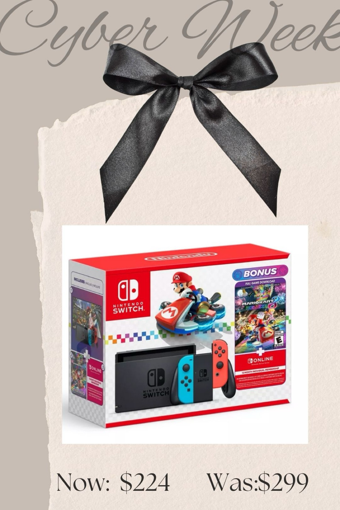 Nintendo switch, super Mario brothers, gift idea, cyber week deal 

#LTKSaleAlert #LTKCyberWeek #LTKGiftGuide