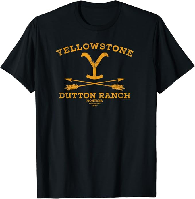 Yellowstone Dutton Ranch Arrows T-Shirt | Amazon (US)