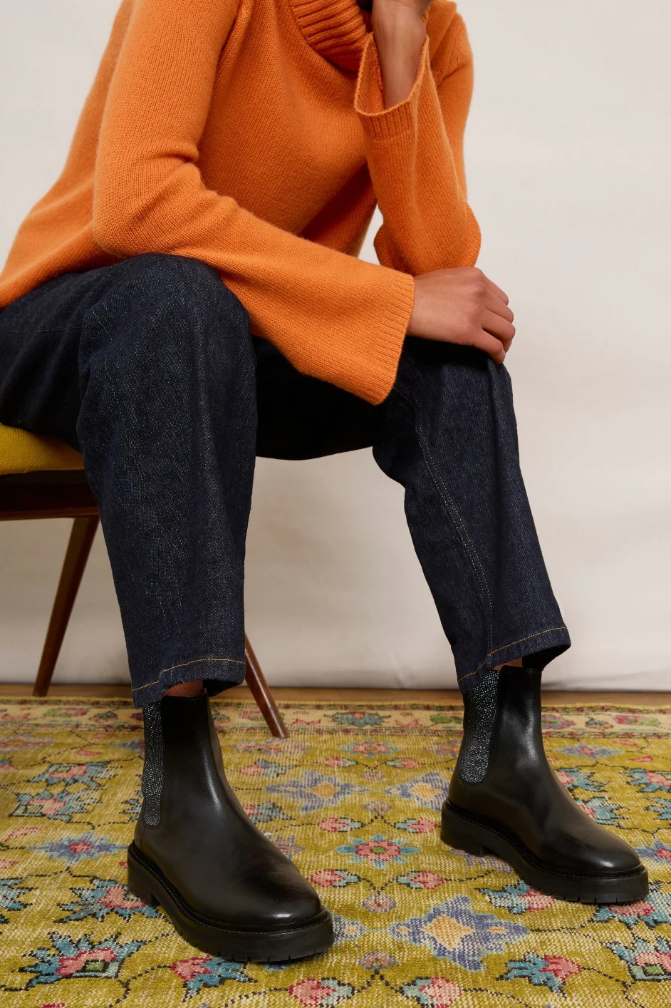 Eva Chelsea Boot - Black | WYSE London