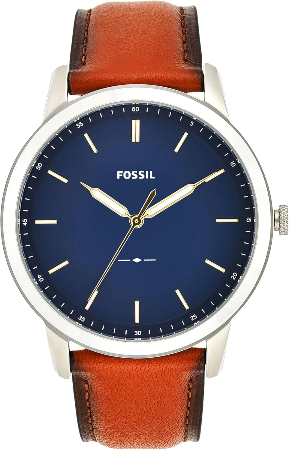 Fossil Men's Minimalist Quartz Stainless Steel Three-Hand Watch for Men | Amazon (US)