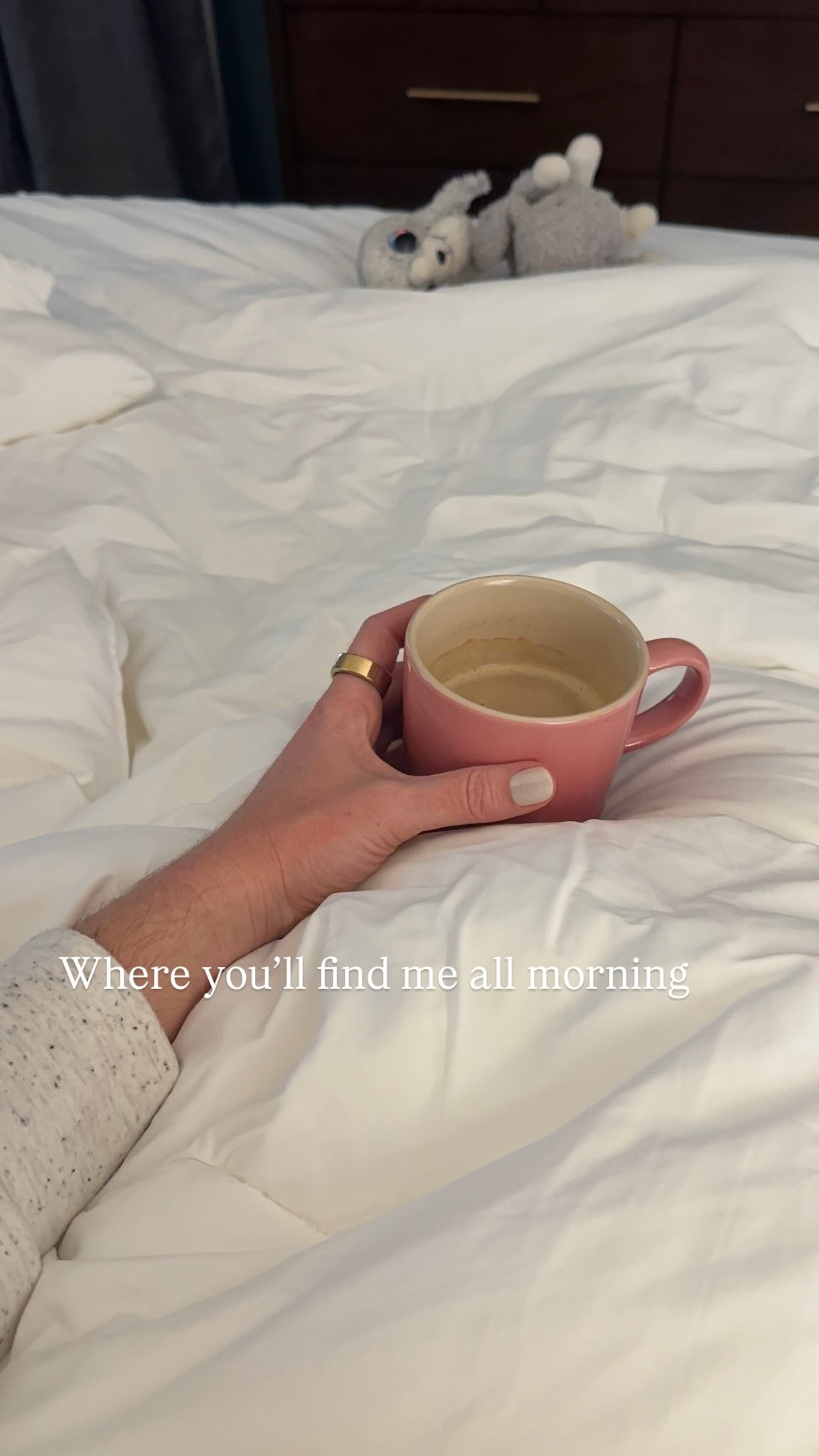 Where you’ll find me all morning