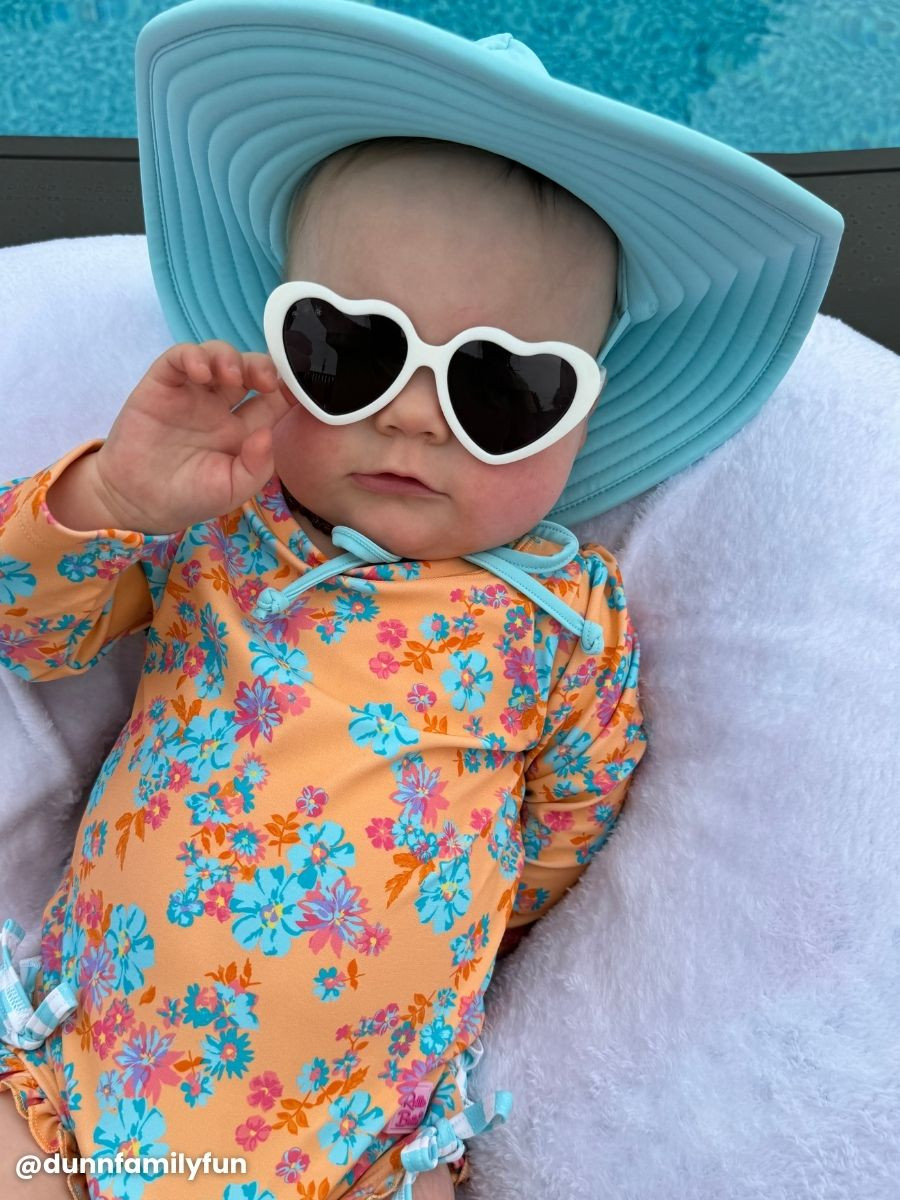 Long Sleeve One Piece Rash Guard | RuffleButts / RuggedButts