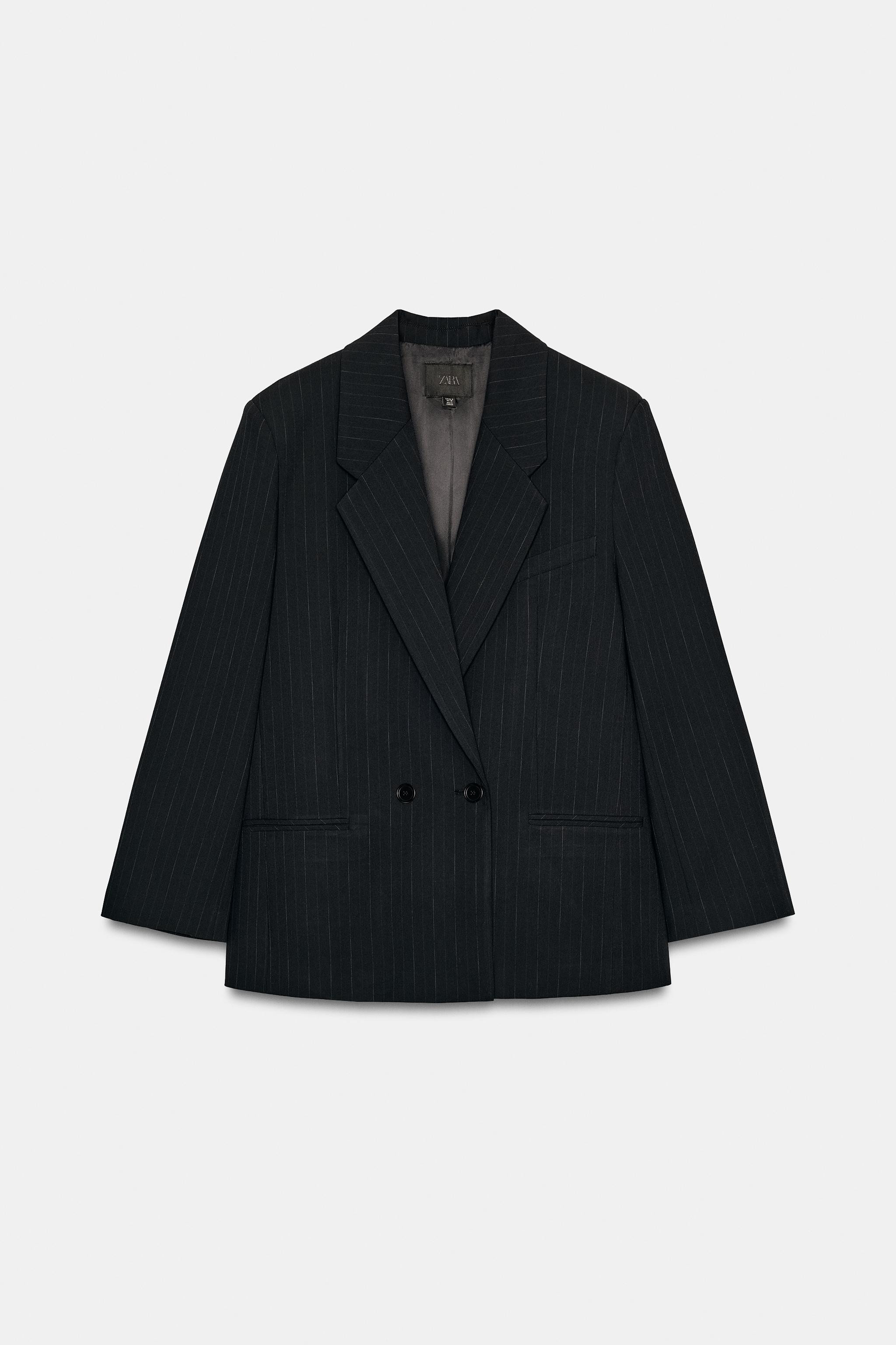 OVERSIZE PINSTRIPE BLAZER | Zara UK