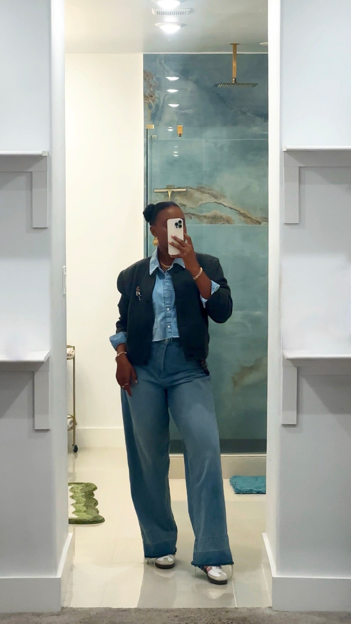 my take of the denim-on-denim fall outfit

#LTKShoeCrush #LTKStyleTip #LTKWorkwear