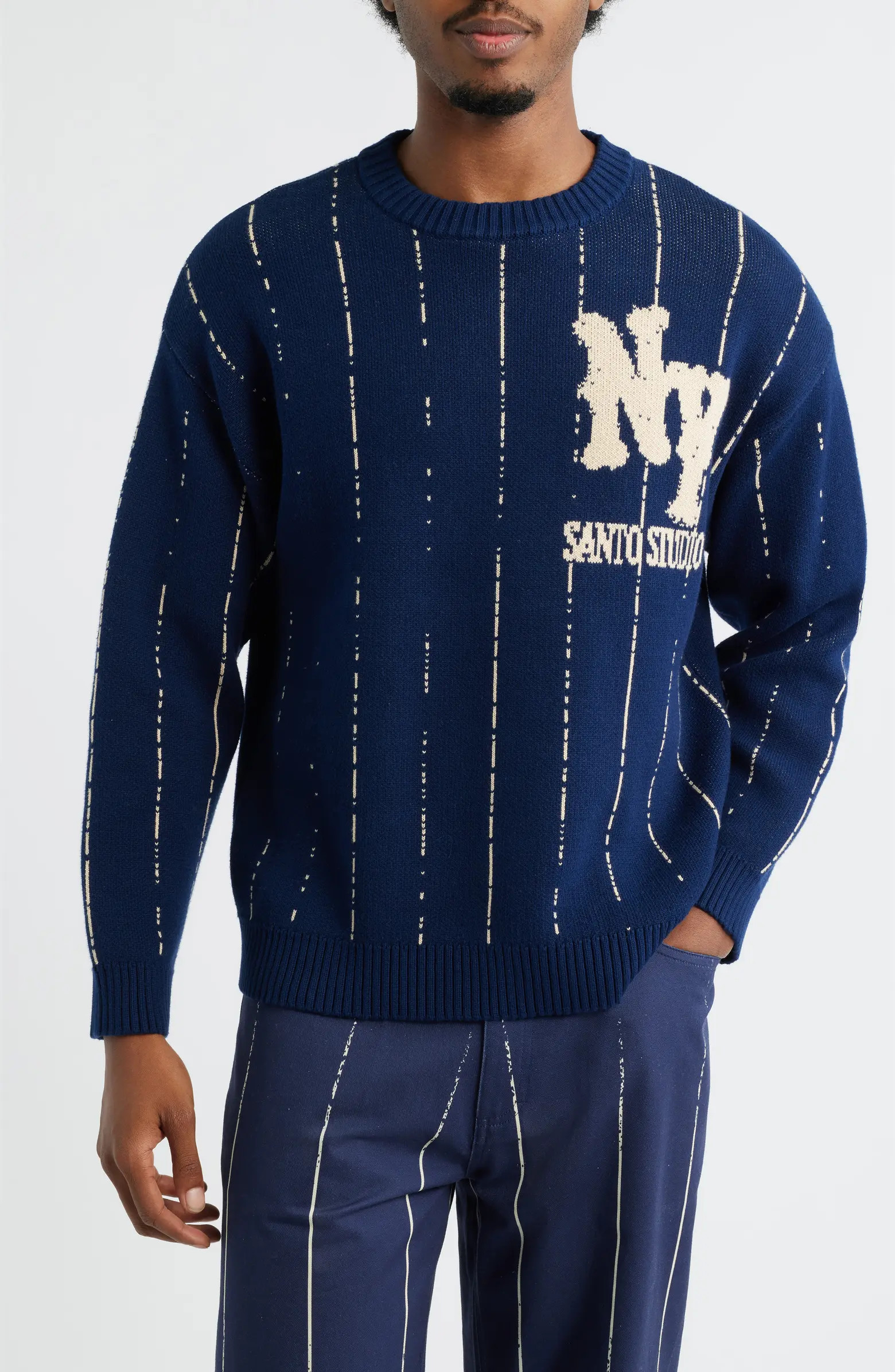 SANTO STUDIO x Cody Bellinger NY Sweater | Nordstrom | Nordstrom