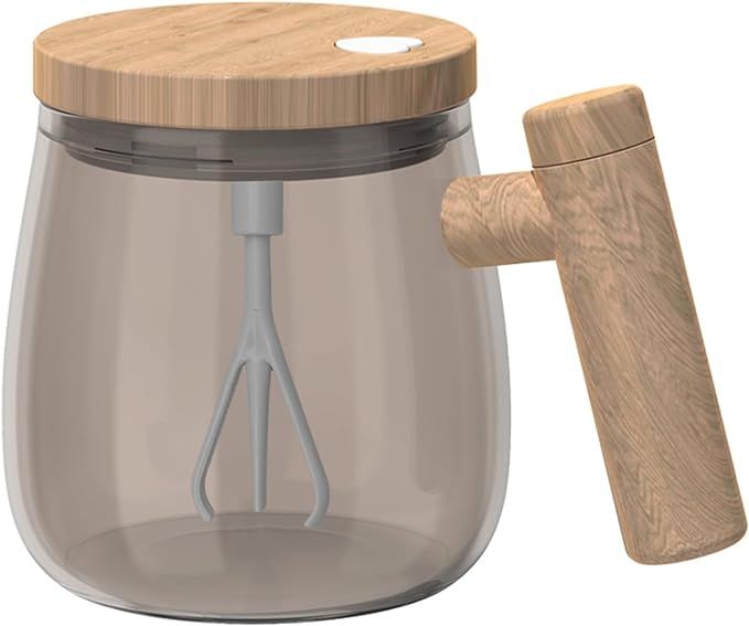 FOXNSK Self Stirring Mug, 400ML Electric Mixing Cup Self Stirring Coffee Mug High Borosilicate Gl... | Amazon (US)