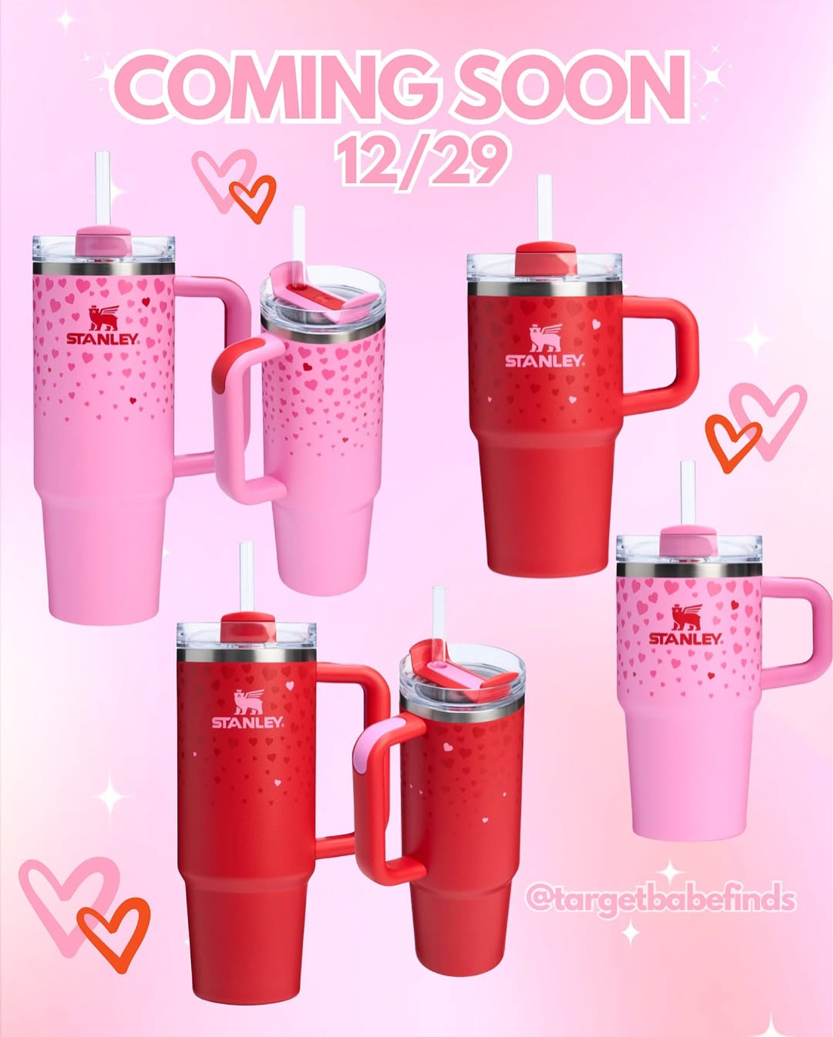 Dropping 12/29: V-Day Stanley tumblers
New colors & Quenchers with handles in 20, 30 & 40 oz. sizes.


#LTKSeasonal #LTKTravel #LTKHoliday