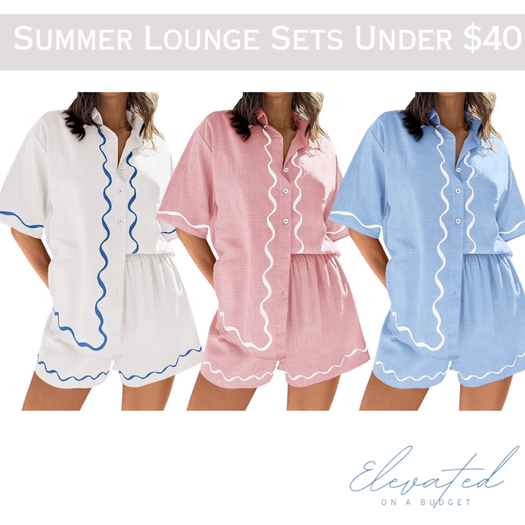 I absolutely love lounge sets! I was so excited to find some sets for the summer to lounge in around the house or run errands in! AND they are under $40. 🤗

#LTKstyletip #LTKtravel #LTKfindsunder50