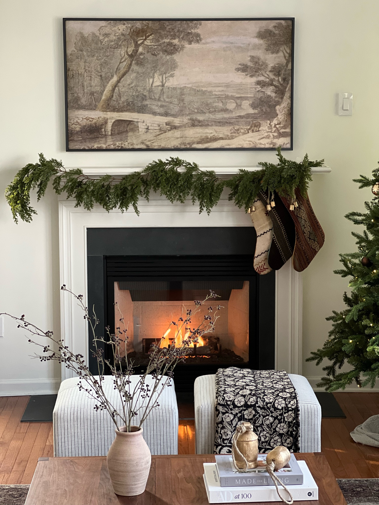 Vintage stockings, fireplace mantel target home 

#LTKhome #LTKunder100 #LTKunder50