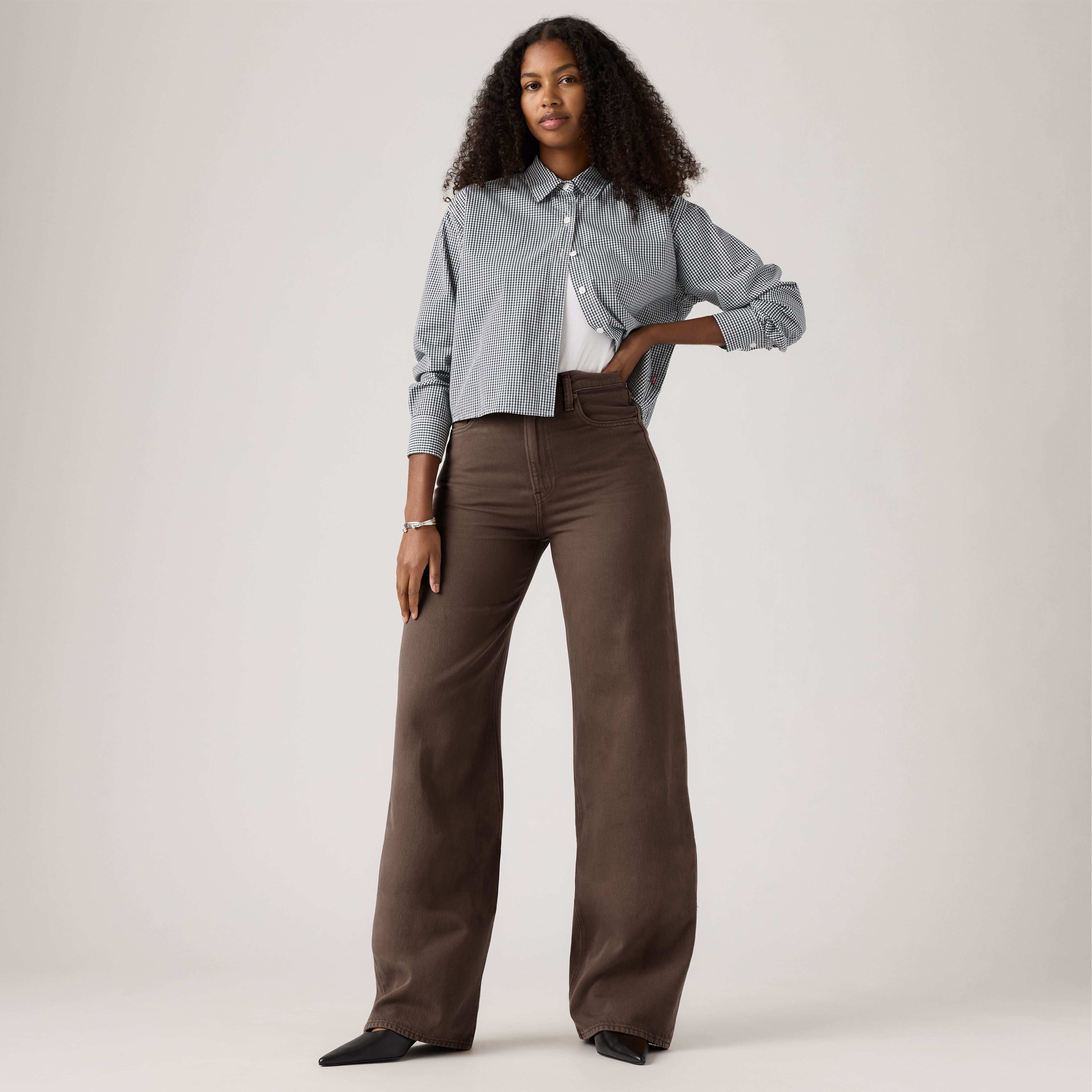Levi's Ribcage Wide-Leg Linen Women's Pants 32x30 | Levi's US
