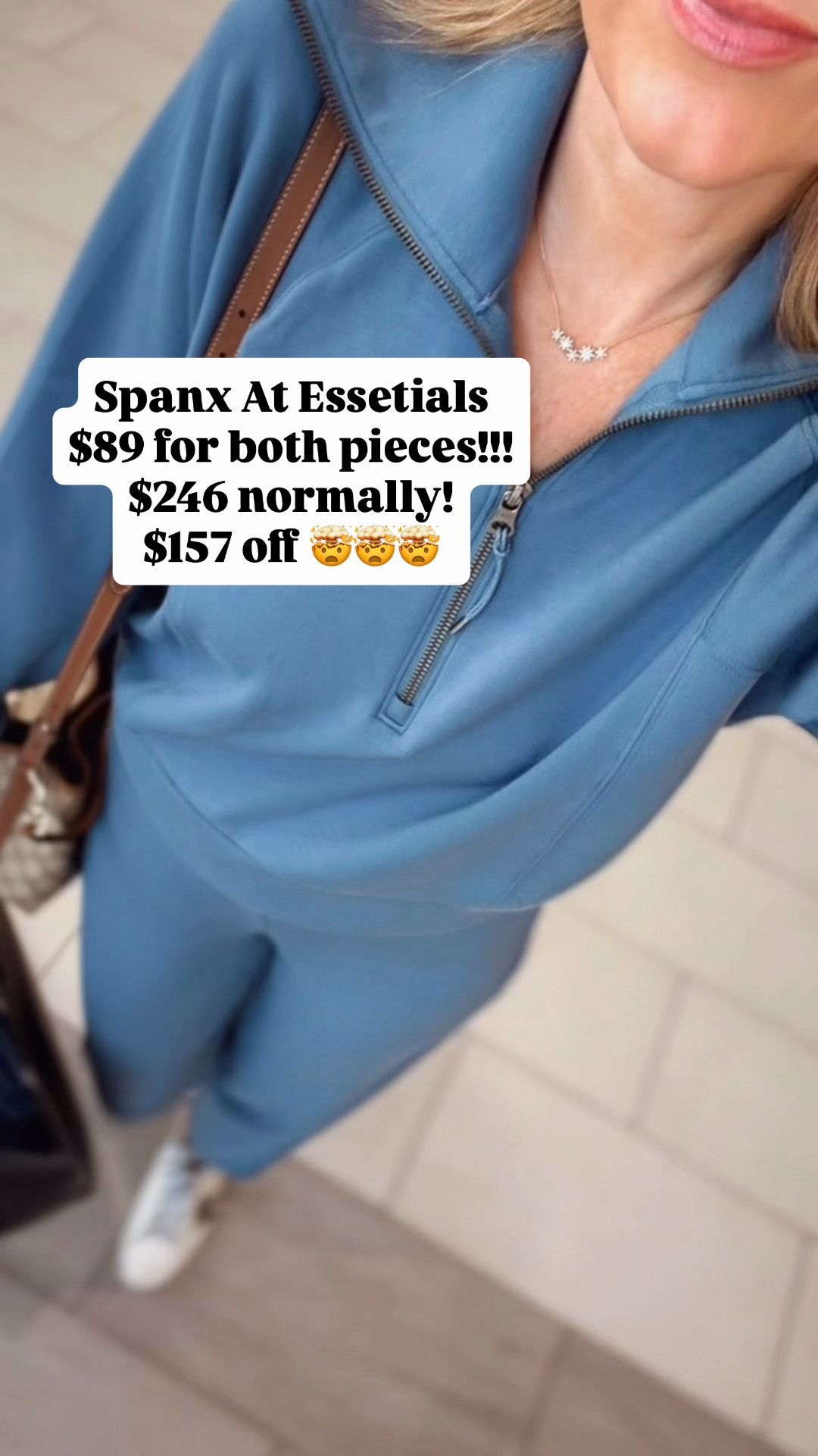 Spanx air essential lounge sets on sale. 🤯🤯🤯￼These are the softest materials you’ve ever felt and might go to travel outfits. I wear a small regular.

#LTKNYFW #LTKOver40 #LTKSaleAlert