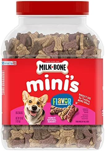 Milk-Bone Mini's Flavor Snacks Dog Treats, 36 Ounce | Amazon (US)