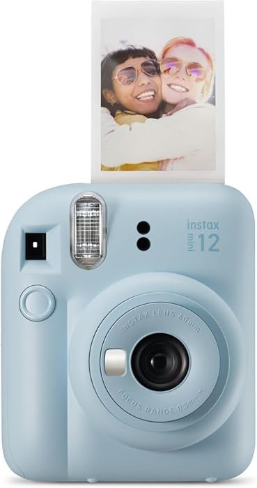 Fujifilm Instax Mini 12 Instant Film Camera - Pastel Blue | Amazon (US)