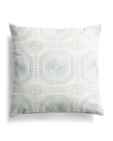 Made In Usa 22x22 Embroidered Pillow | TJ Maxx