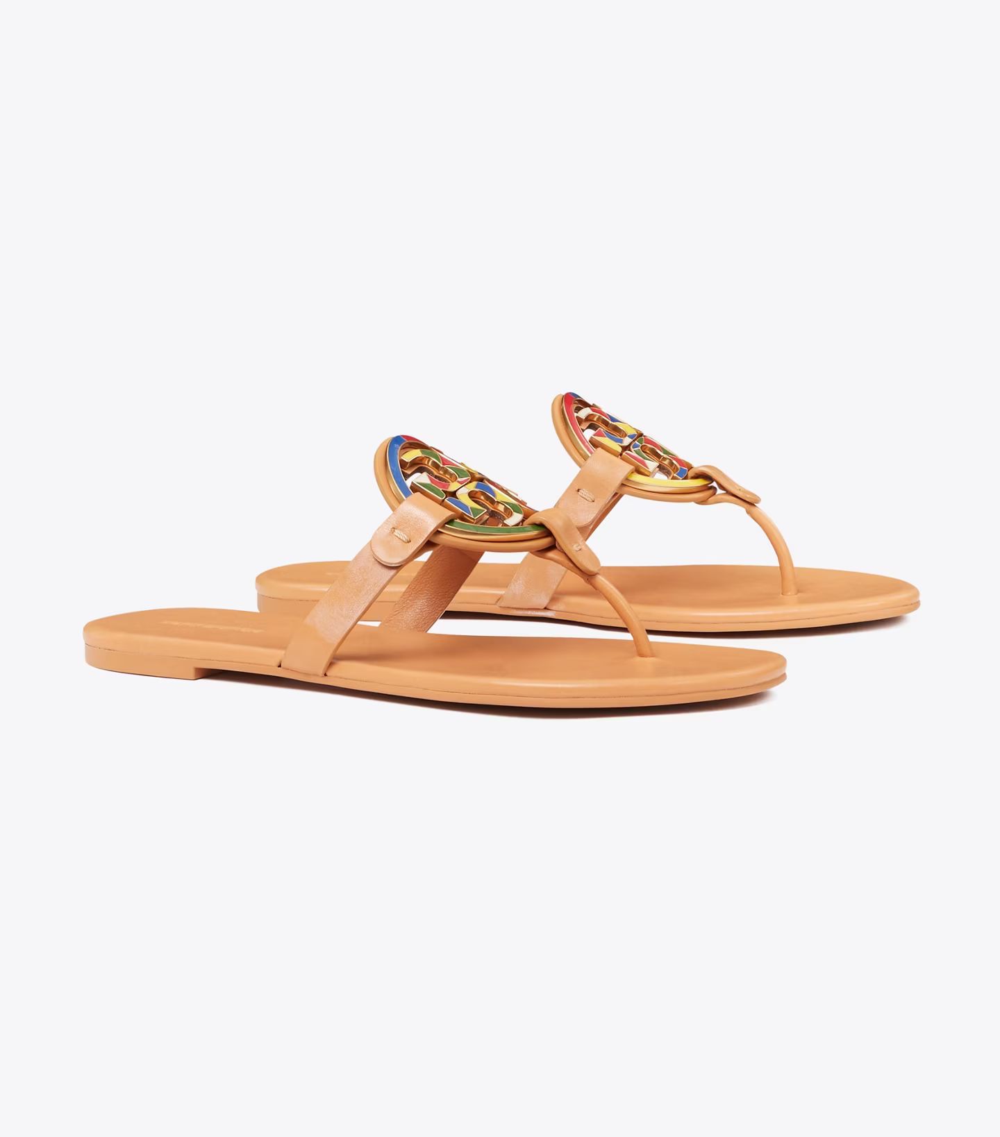 Enamel Miller Soft Sandal: Women's Designer Sandals | Tory Burch | Tory Burch (US)