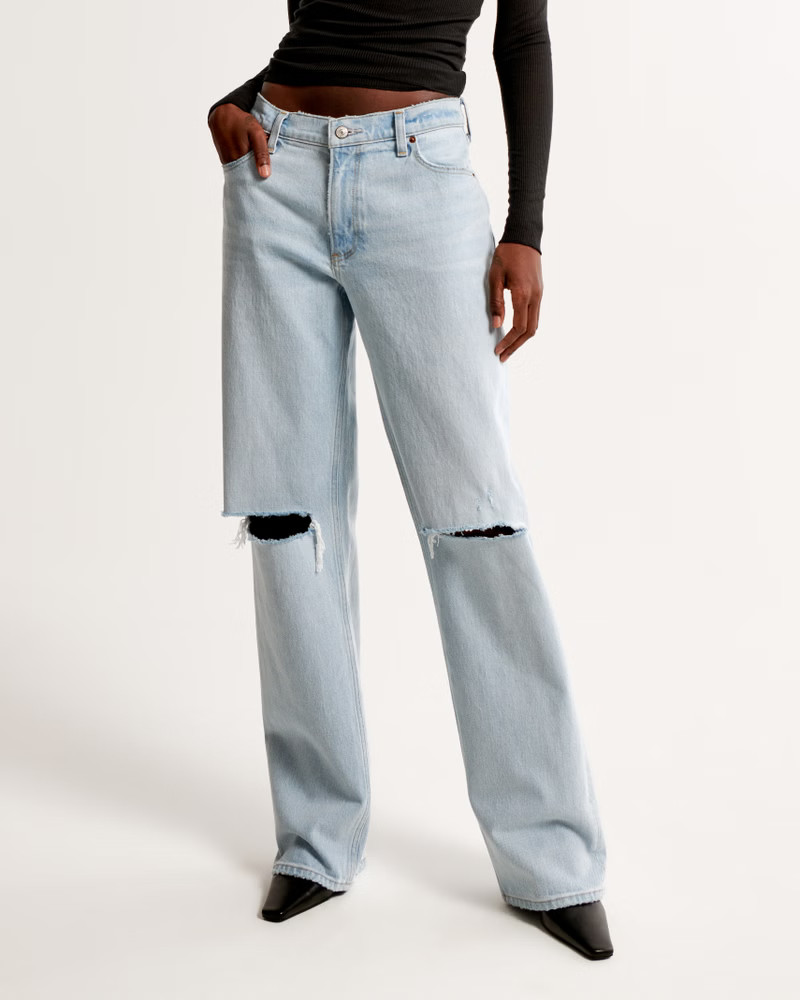 Low Rise Baggy Jean | Abercrombie & Fitch (US)