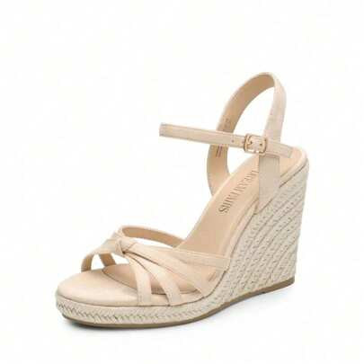 Women Espadrille Sandals Ankle Strap Open Toe Casual Platform Wedge Sandals | SHEIN