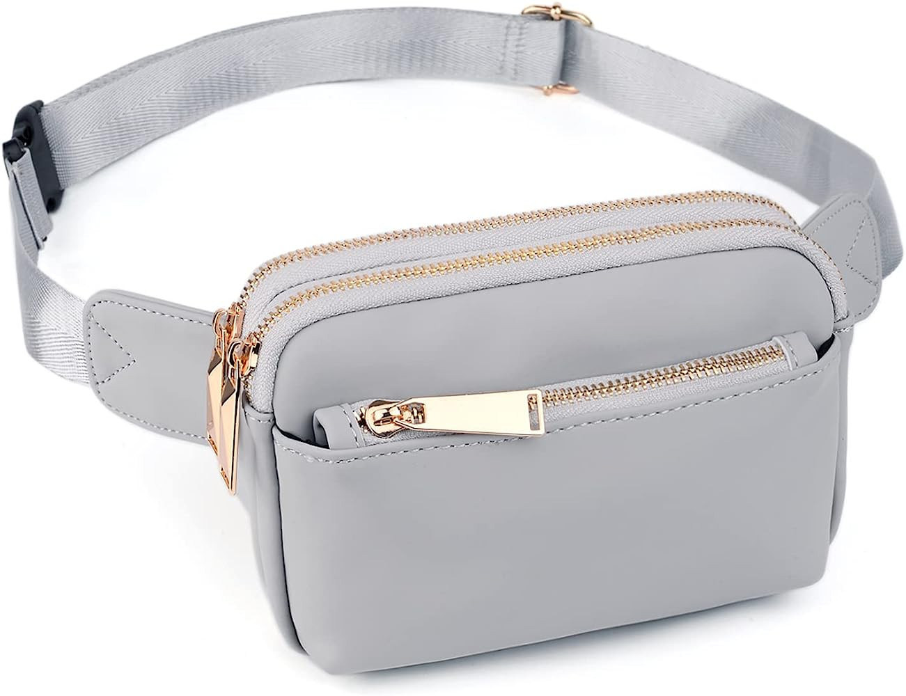 UTO Fanny Pack for Women Men Belt Bag Fashion Designer Chest Waist Packs Hip Bumbags for Outdoors... | Amazon (US)