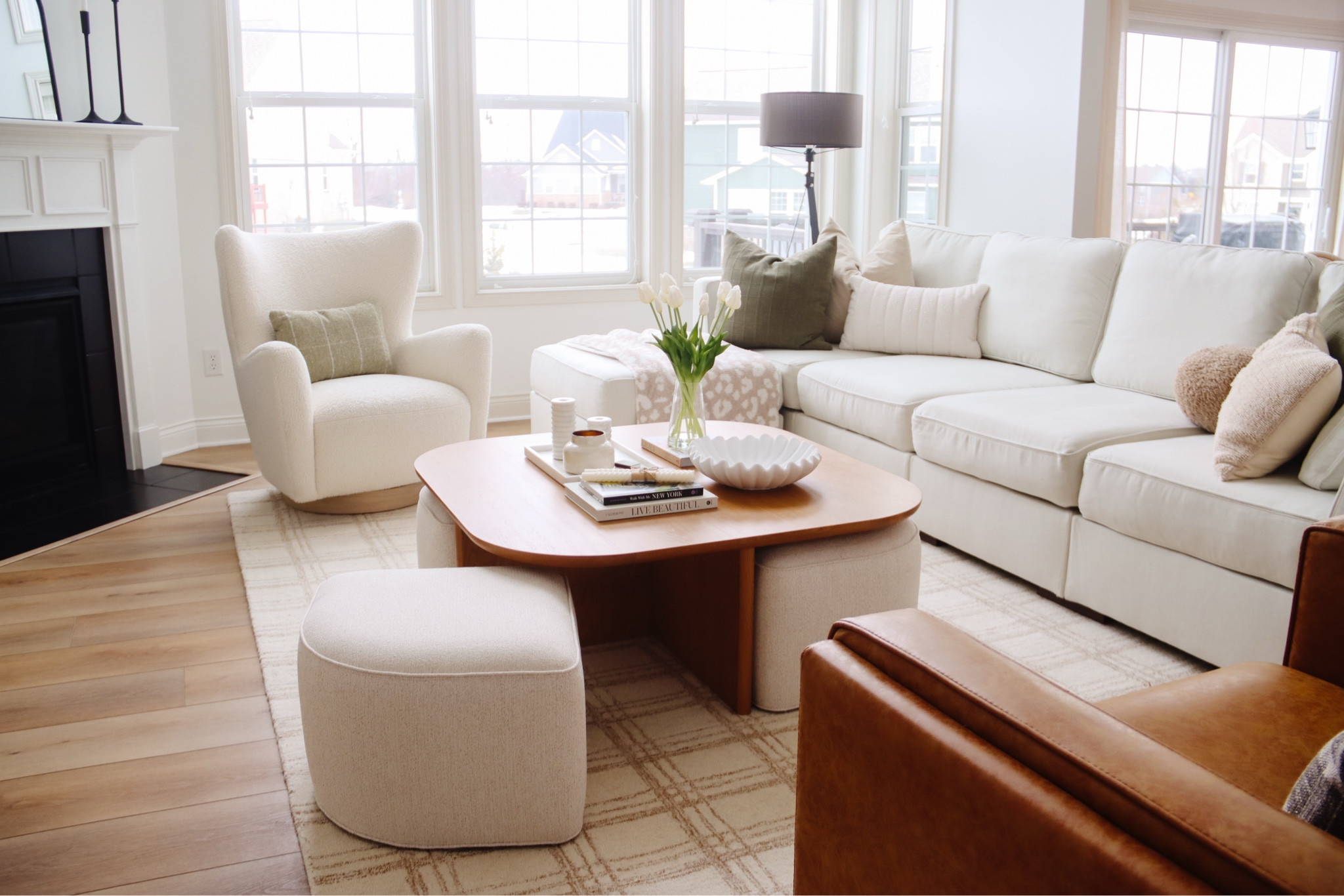 Hugg Nesting Square Coffee Table curated on LTK