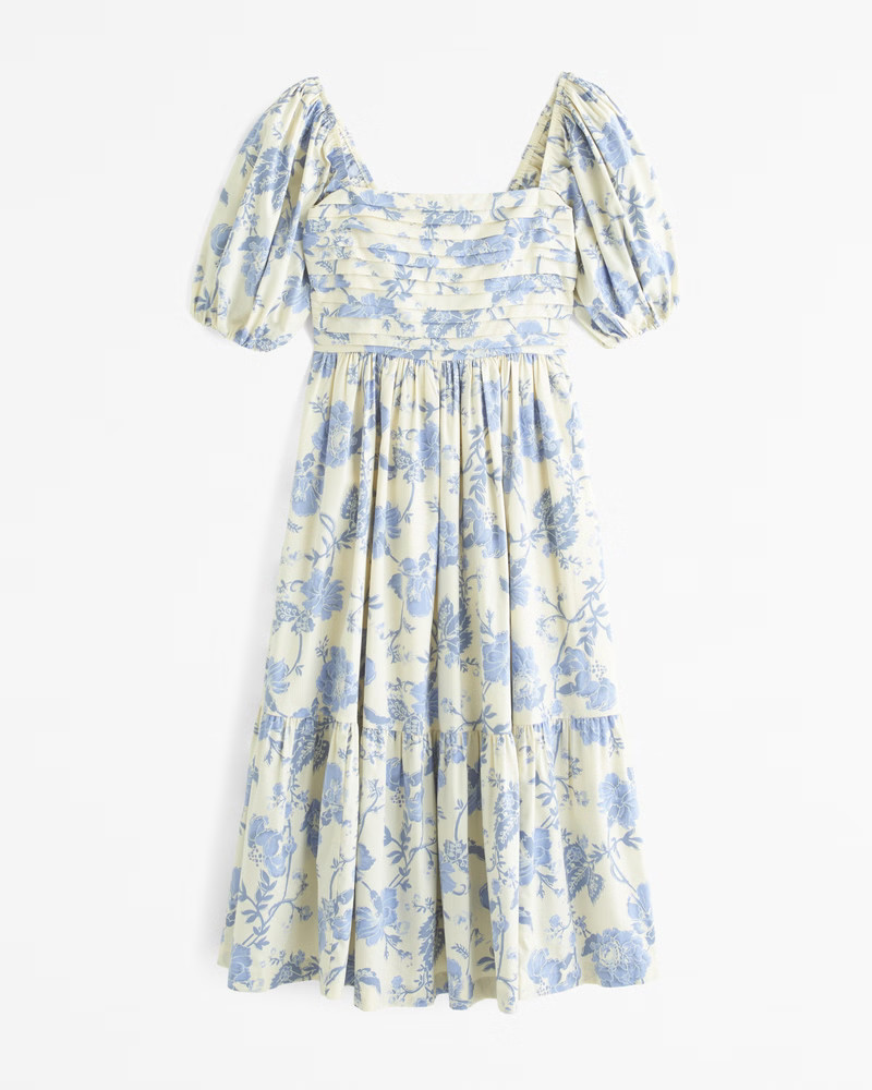 The A&F Emerson Midi Dress | Abercrombie & Fitch (US)